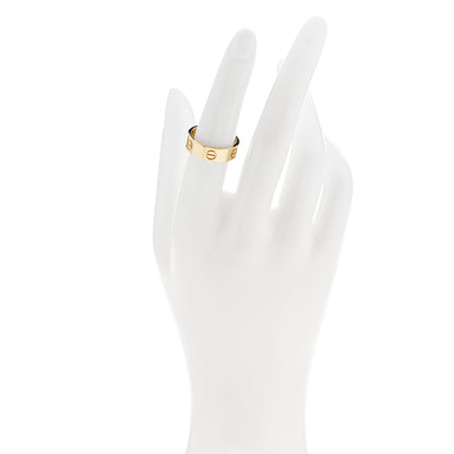 Cartier 18K Yellow Gold 5.5mm LOVE Ring 53 6.5 2 of 5