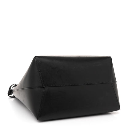 Mansur Gavriel Vegetable Tanned Calfskin Bucket Bag Black Oro 5 of 16
