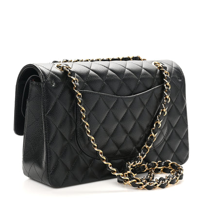 Chanel Caviar Quilted Medium Double Flap Black 3 of 11