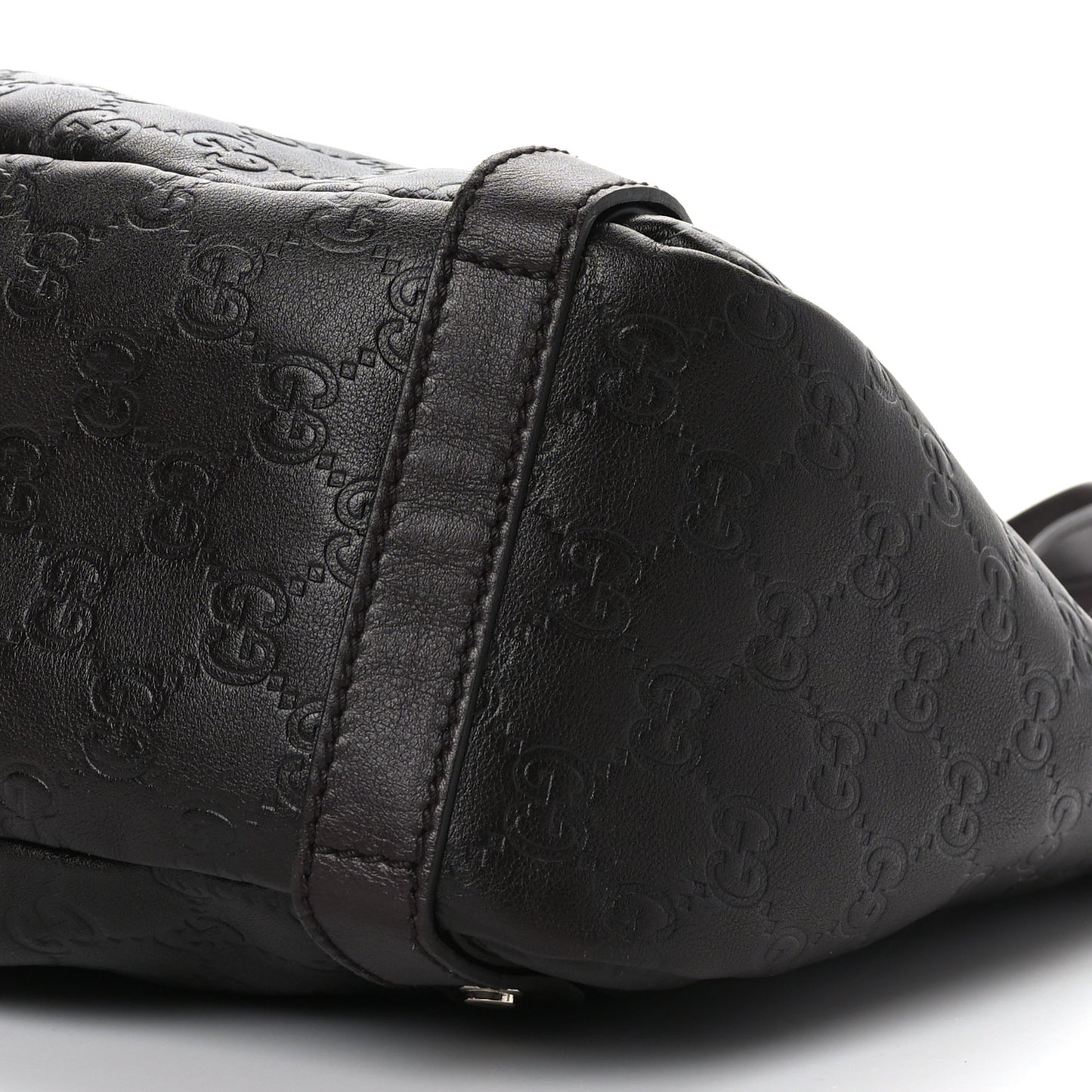 Guccissima Medium Abbey Shoulder Bag Chocolate