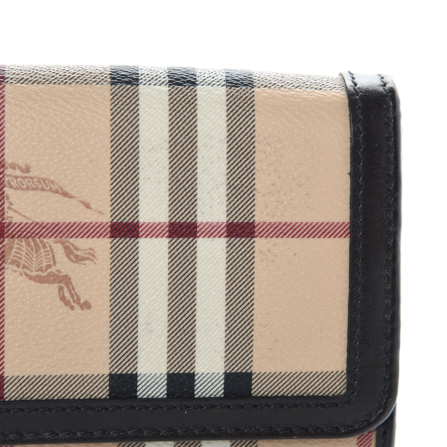 Burberry Haymarket Check Penrose Continental Wallet Brown 5 of 8