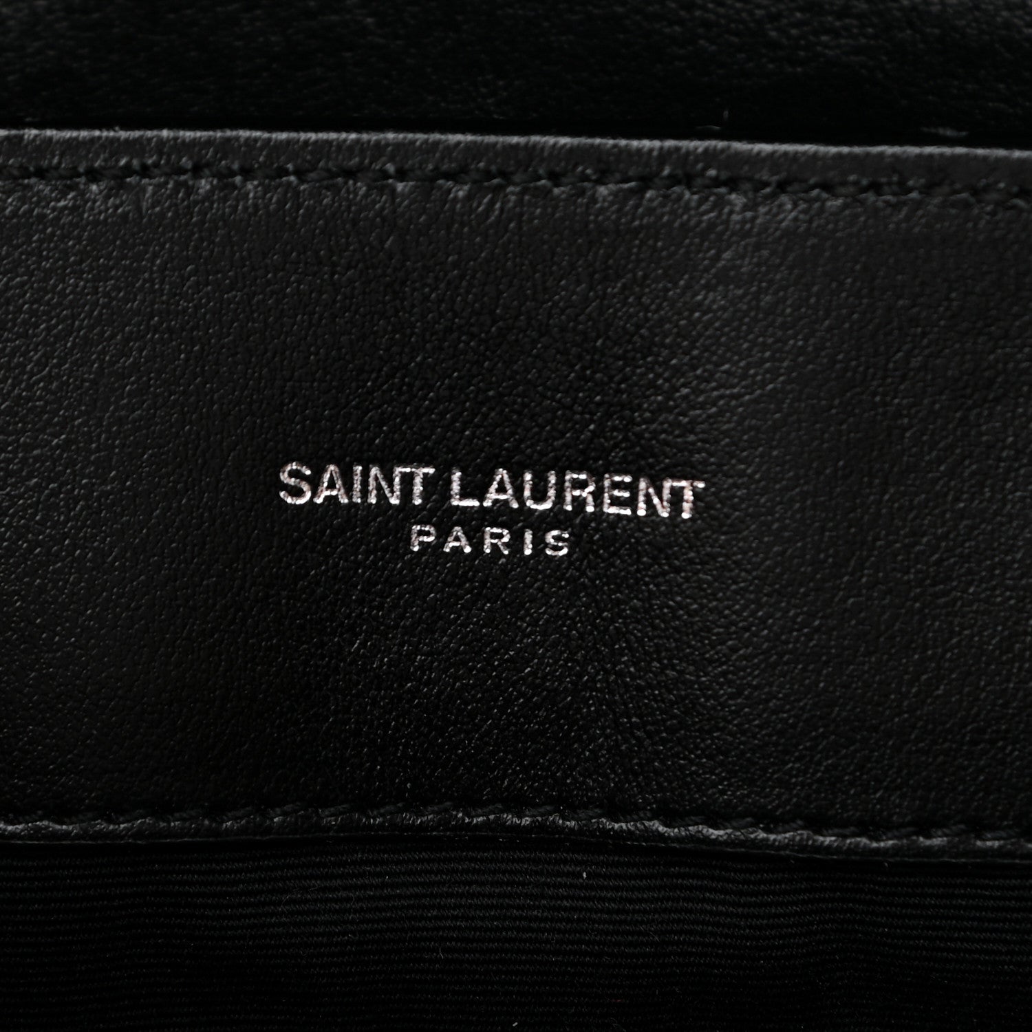 Saint Laurent Calfskin Y Quilted Monogram Medium Loulou Chain Satchel Black 7 of 12