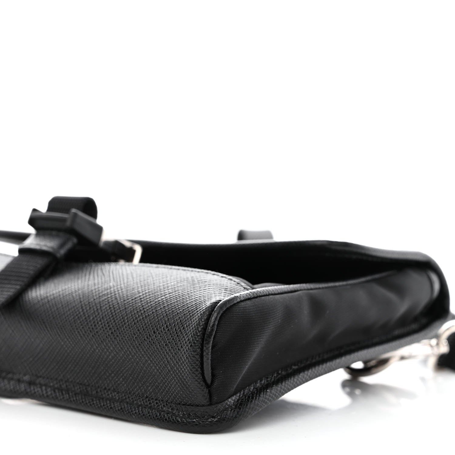 Prada Re-Nylon Saffiano Smartphone Case Crossbody Black 10 of 11