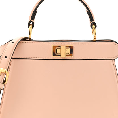 Fendi Shiny Nappa Plexiglass Petite Peekaboo I SEE U Satchel Light Rose 9 of 12