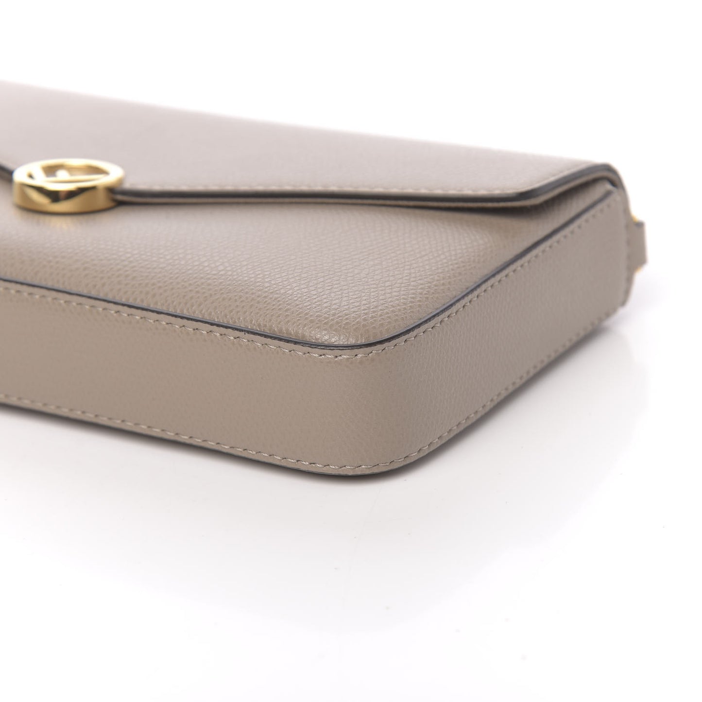 Vitello Cruise F is Fendi Envelope Wallet on Chain with Pouches Tortora