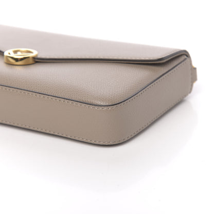 Fendi Vitello Cruise F is Fendi Envelope Wallet on Chain with Pouches Tortora 9 of 10