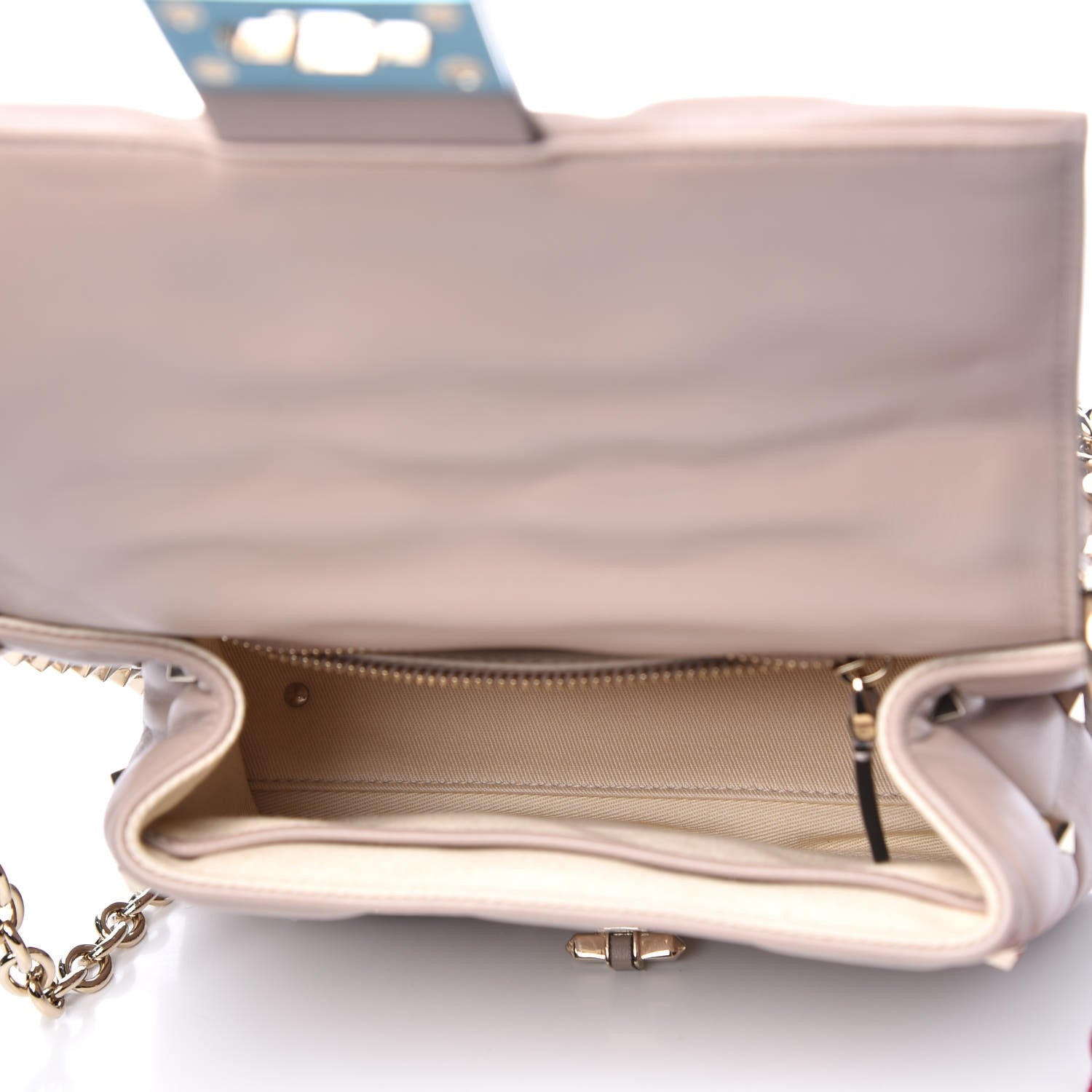 Valentino Garavani Nappa Small Candystud Crossbody Poudre 5 of 7
