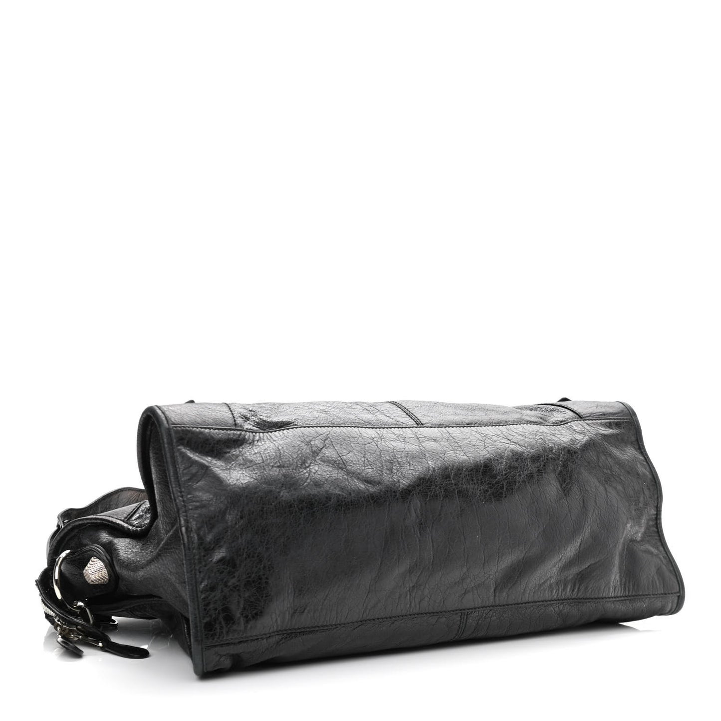Agneau Giant 21 Silver Hardware Part Time Black