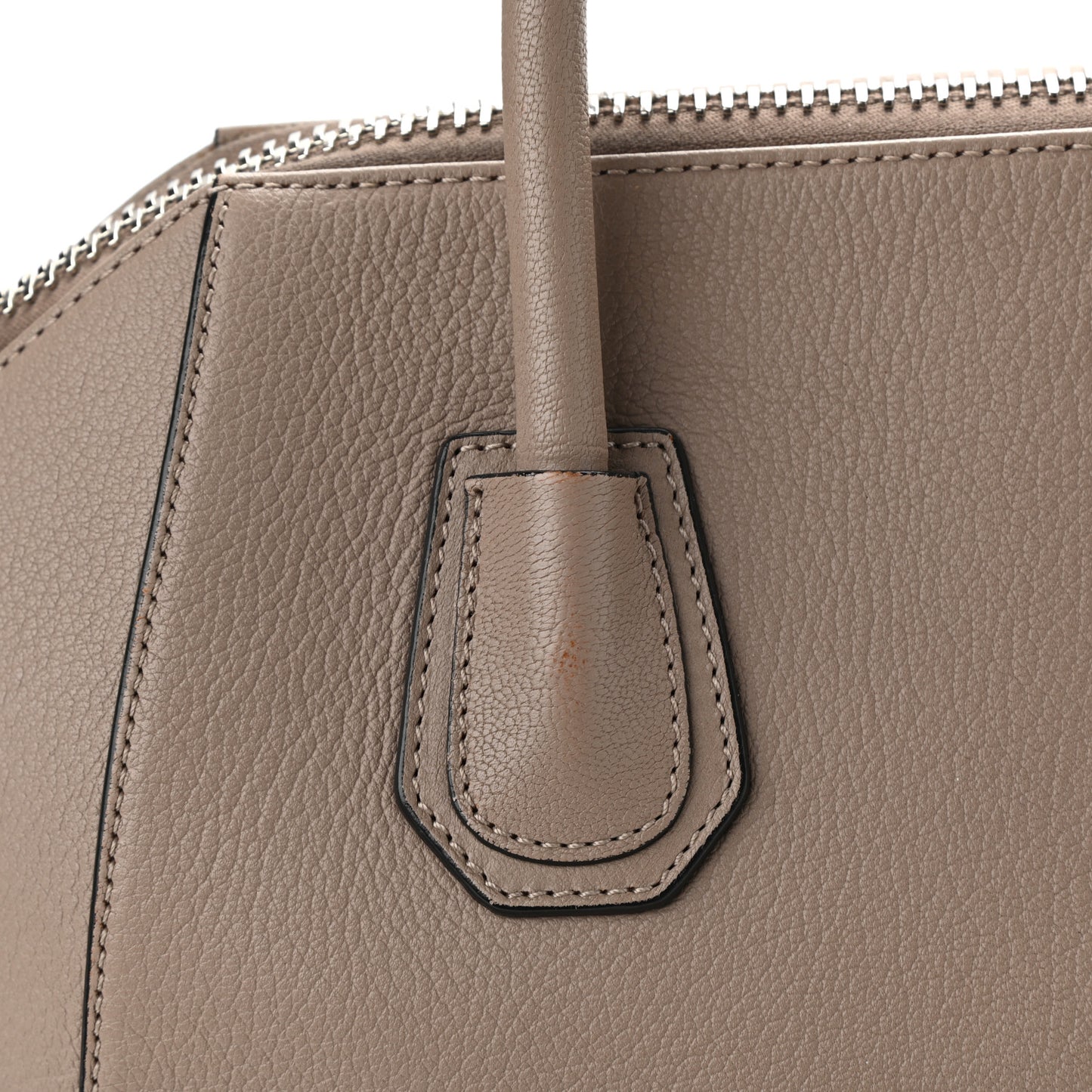 Sugar Goatskin Small Antigona Mastic