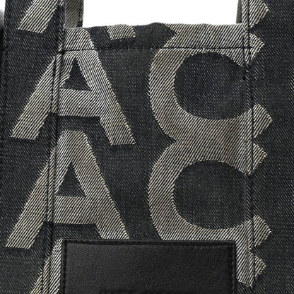 Marc Jacobs Denim Jacquard Medium The Monogram Tote Bag Denim Blue 7 of 17