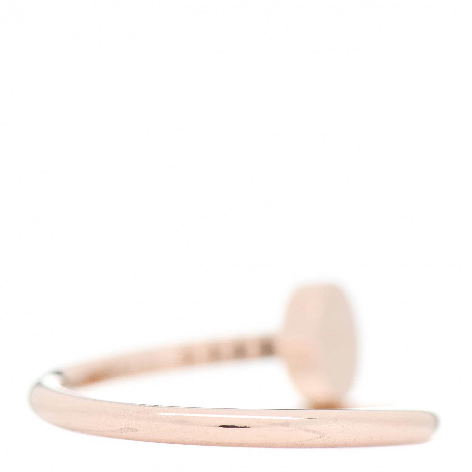 Cartier 18K Pink Gold Small Juste Un Clou Ring 46 3.75 3 of 5