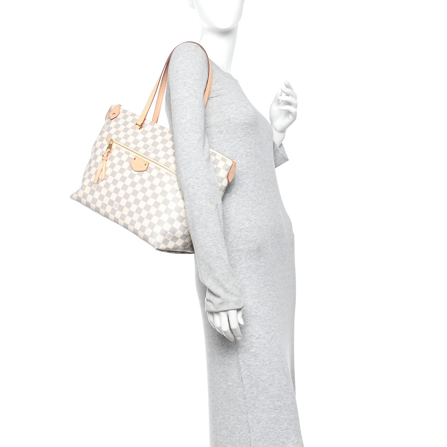 Louis Vuitton Damier Azur Iena MM 2 of 10