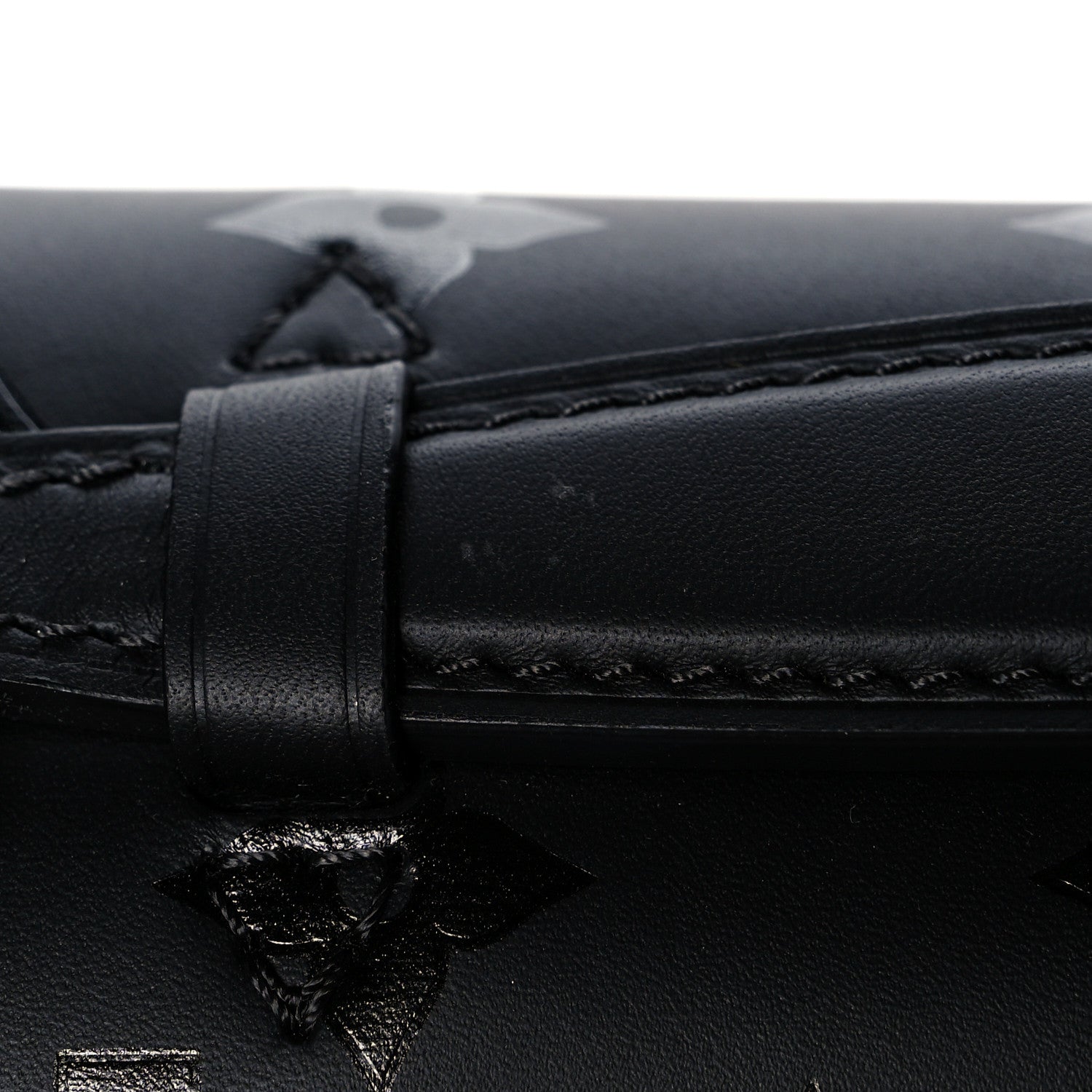 Louis Vuitton Monogram Cuir Plume Ecume Very Chain Bag Black 11 of 11