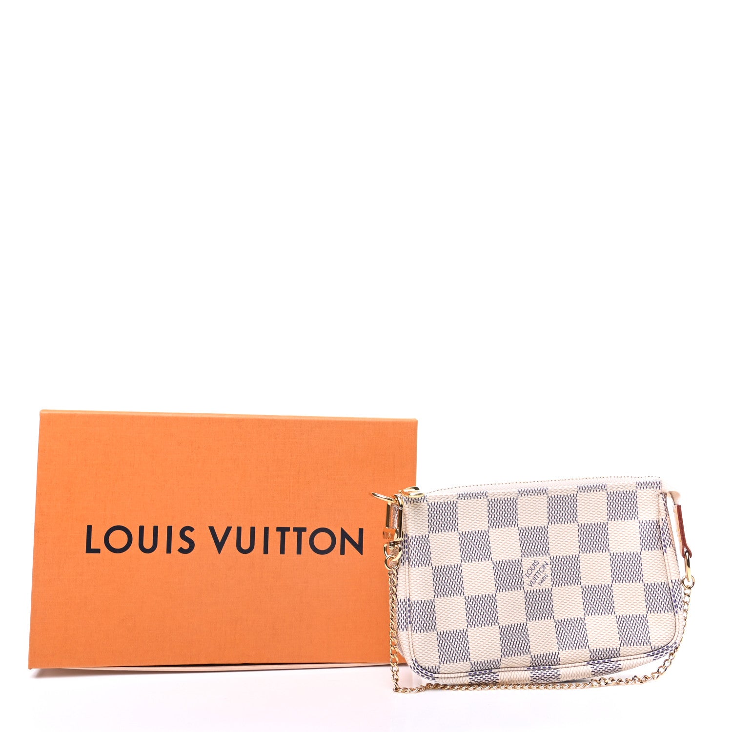 Louis Vuitton Damier Azur Mini Pochette Accessories 10 of 10