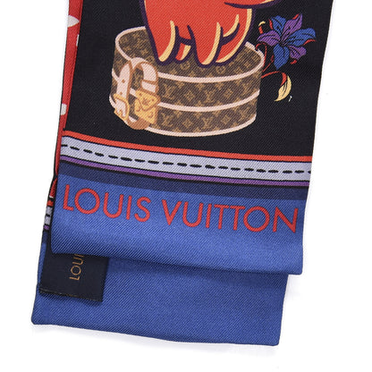 Louis Vuitton Silk Monogram Superstition Bandeau Black 3 of 4