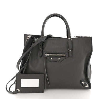Balenciaga Veau Papier A6 Zip Around Tote Gris Fossile 3 of 14