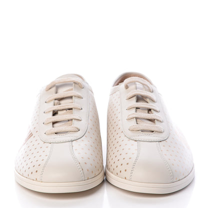 Gucci X SEGA Calfskin GUCCY Stars Womens Falacer Sneakers 42 White 2 of 12