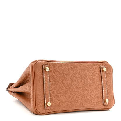 Hermes Togo Birkin 25 Gold 4 of 11