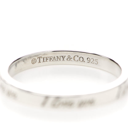 Tiffany Sterling Silver I Love You Band Ring 62 10 4 of 4