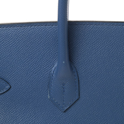 Hermes Epsom Birkin 35 Bleu Agate 11 of 11