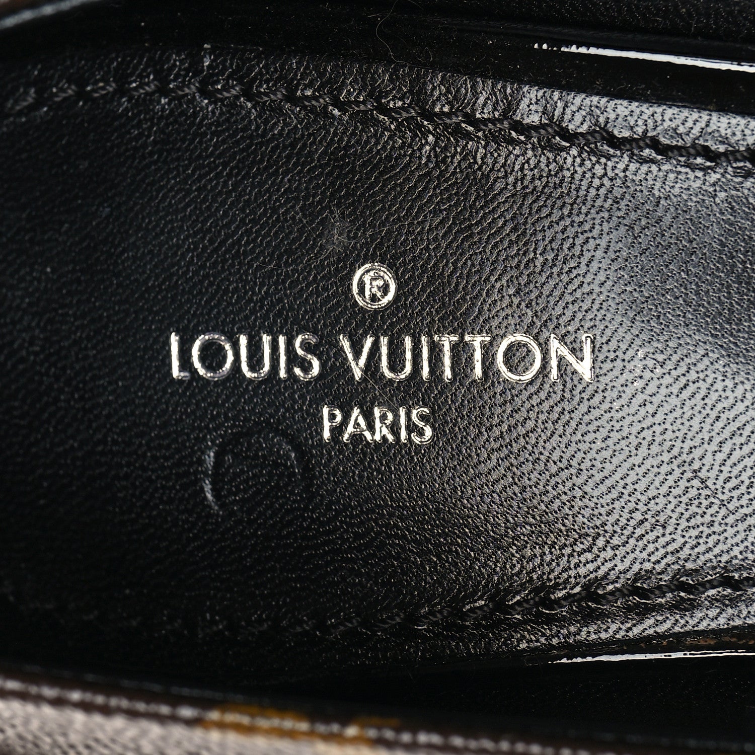 Louis Vuitton Monogram Cherie Pumps 38.5 Black 8 of 8
