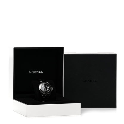 Chanel Stainless Steel Ceramic 33mm J12 Quartz Watch Black 5 of 5