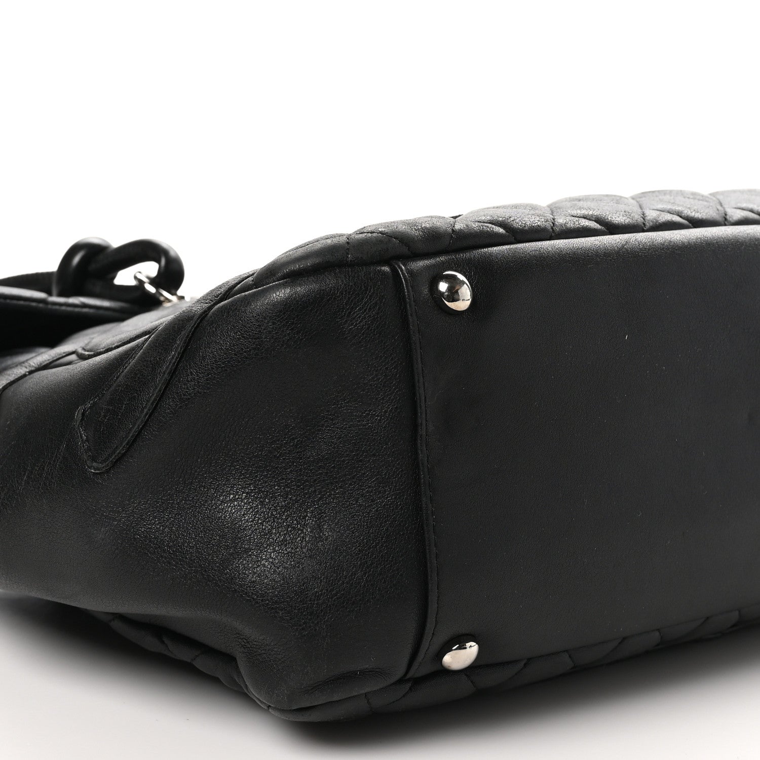 Chanel Calfskin Quilted Large Cambon Flap Black 9 of 12