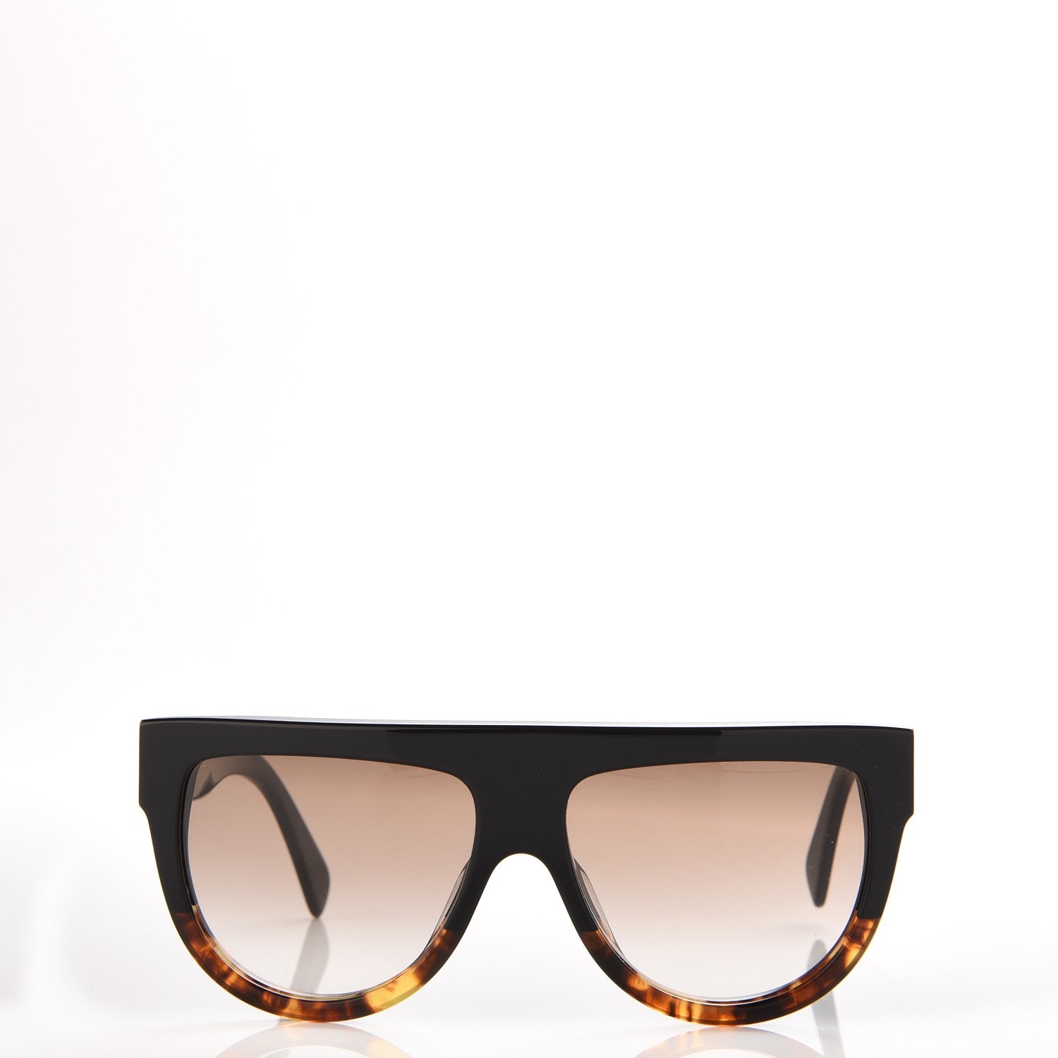 Celine Shadow Sunglasses CL 41026/S Black Havana 2 of 7
