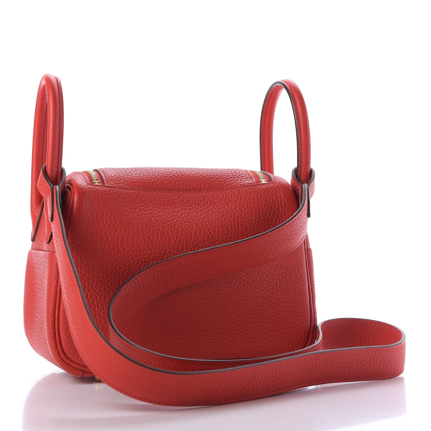 Taurillon Clemence Mini Lindy 20 Rouge De Coeur