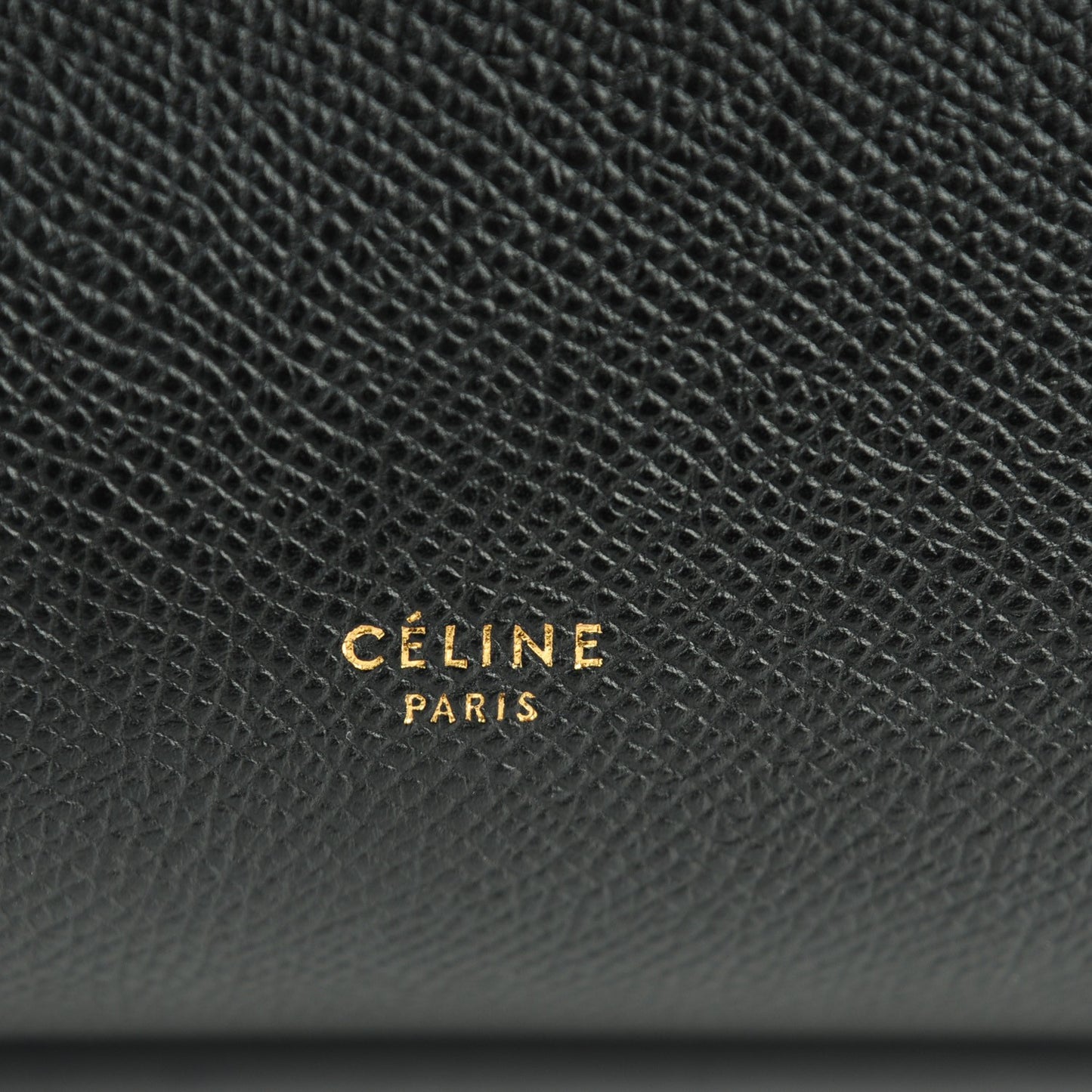 Grained Calfskin Mini Belt Bag Black