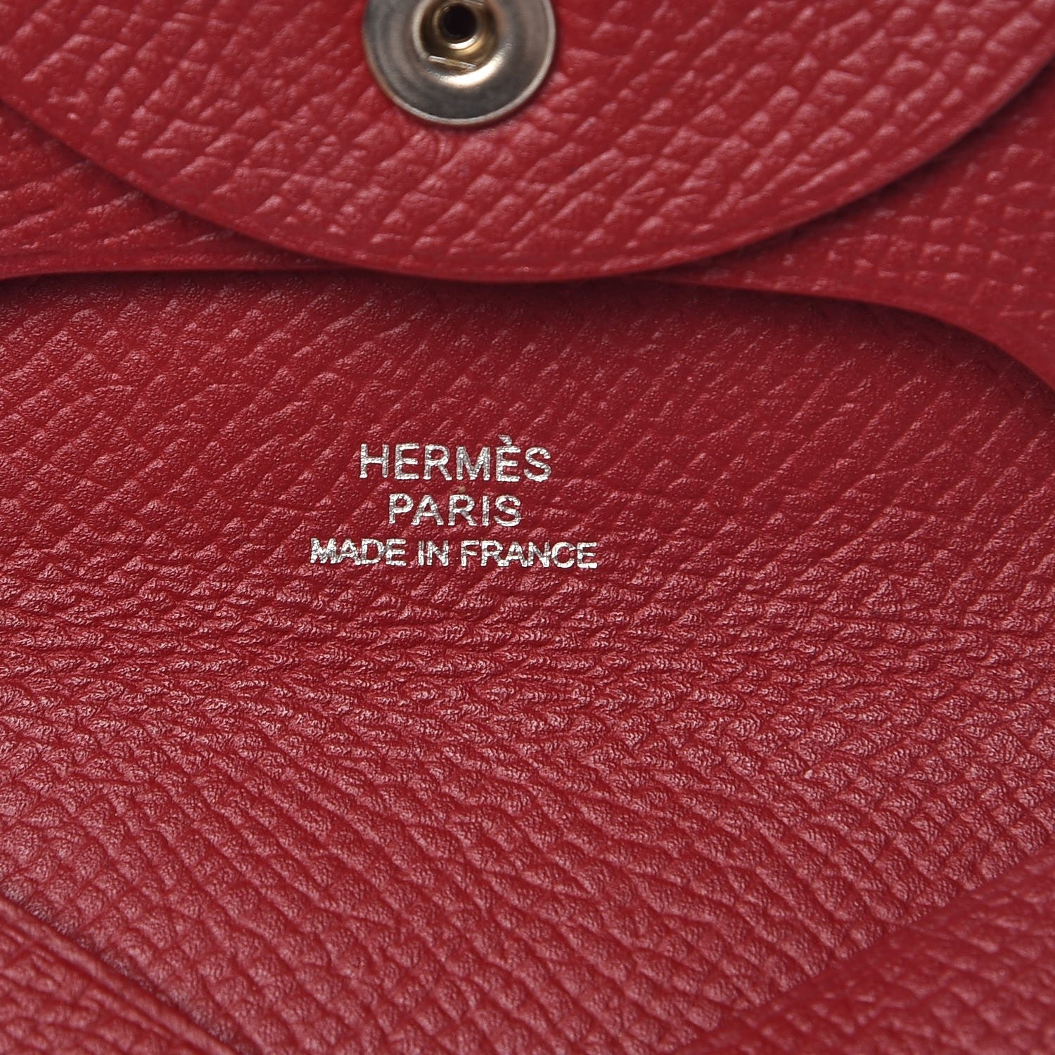 Hermes Epsom Bastia Coin Purse Rubis 6 of 8
