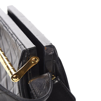 Chanel Lambskin Quilted Shoulder Bag Black 13 of 16