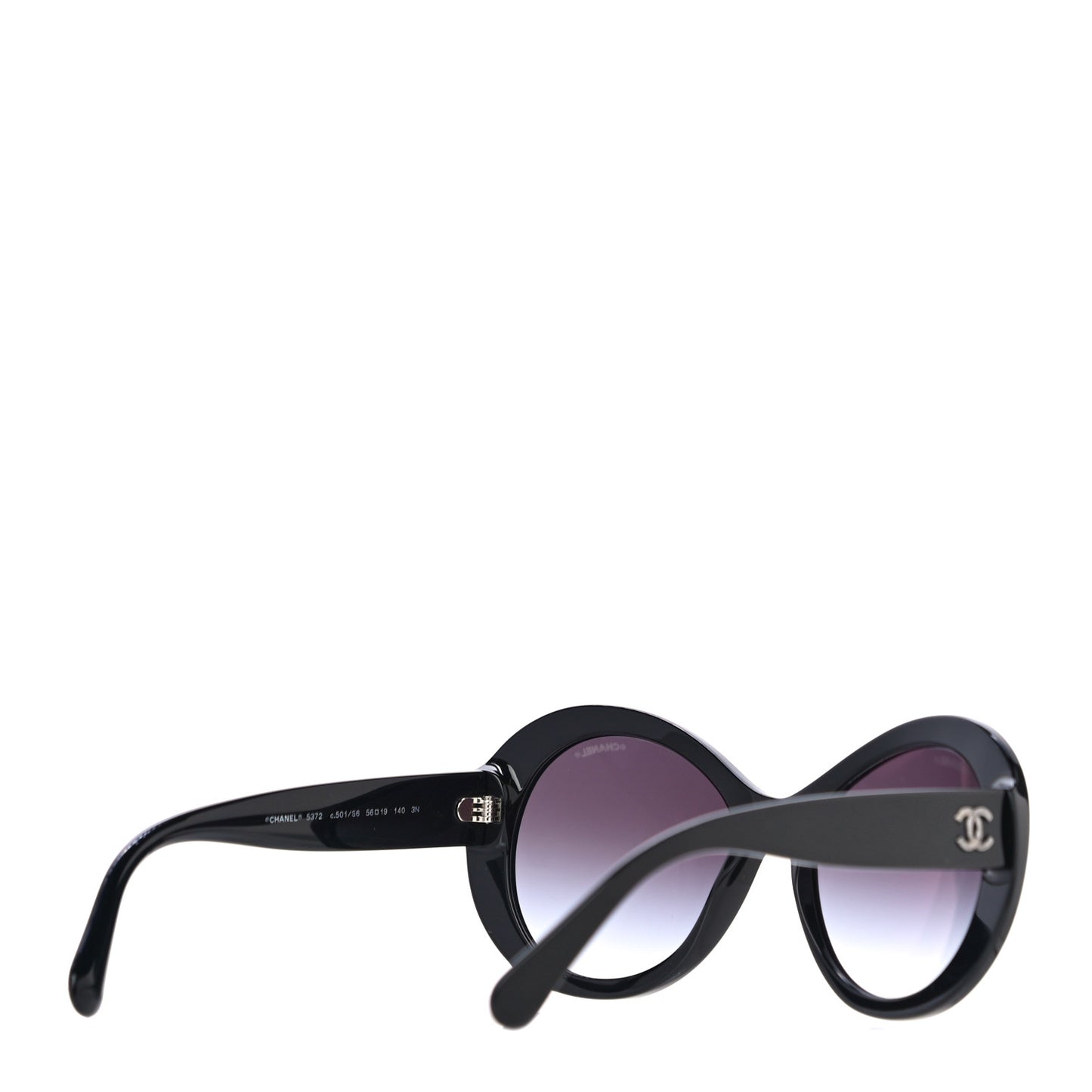 Oval CC Sunglasses 5372 Black