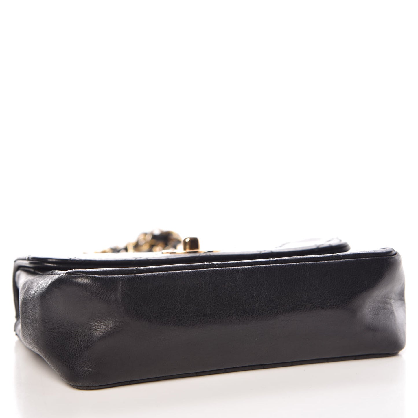 Lambskin Quilted Mini Flap Black
