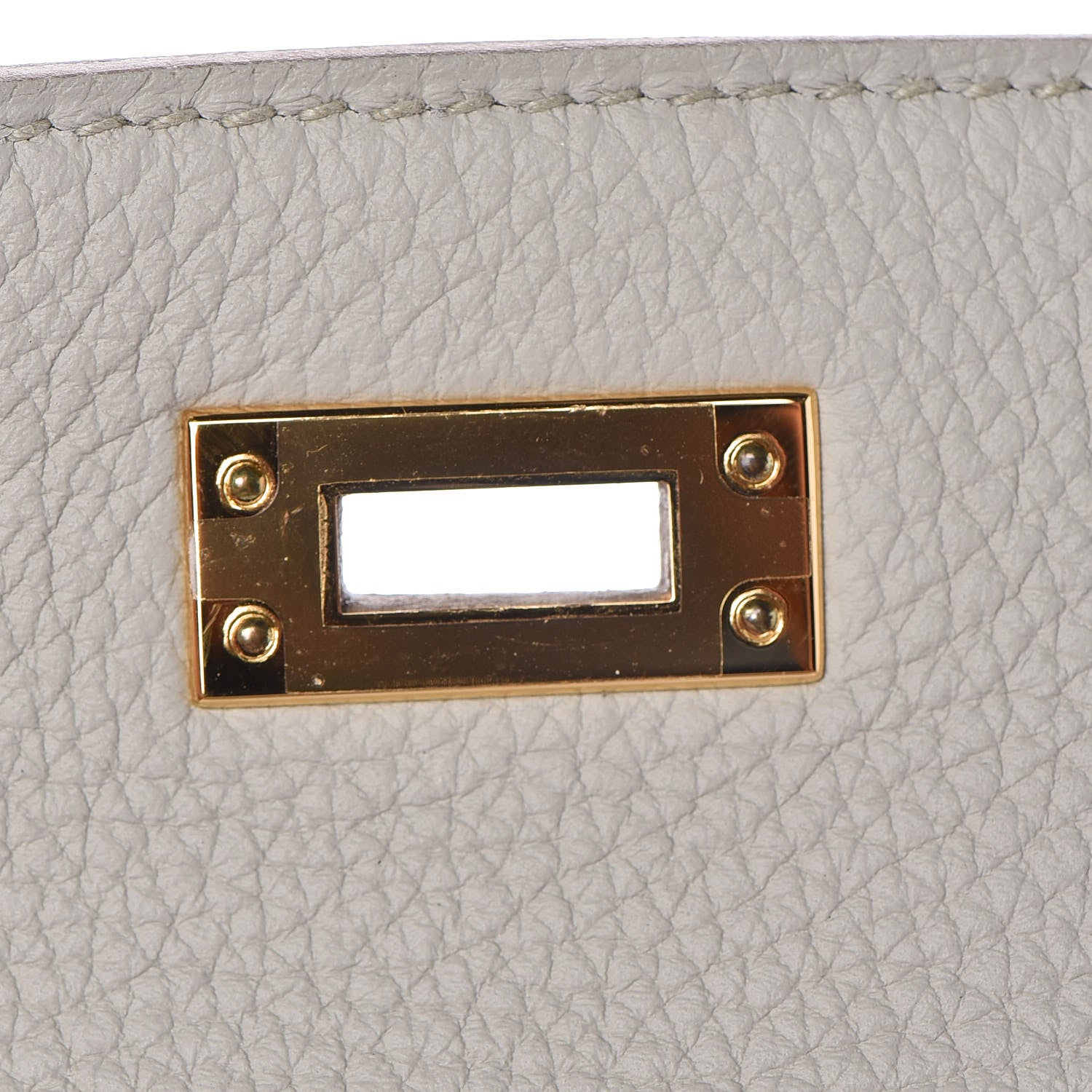 Hermes Togo Kelly Retourne 25 Craie 30 of 55