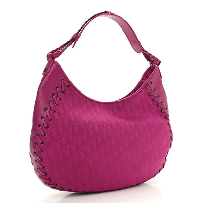 Christian Dior Monogram Ethnic Hobo Pink 3 of 12