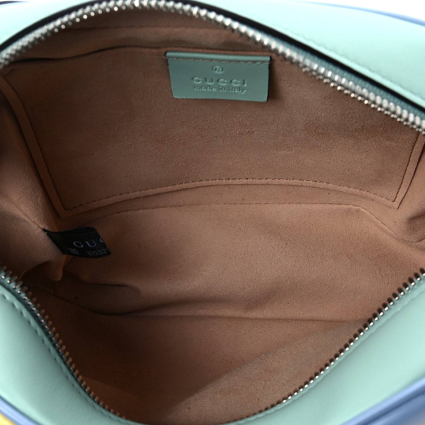 Calfskin Matelasse Diagonal Small GG Marmont Chain Shoulder Bag Multicolor Pastel