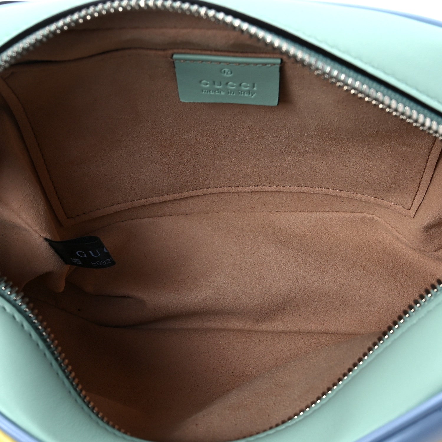 Gucci Calfskin Matelasse Diagonal Small GG Marmont Chain Shoulder Bag Multicolor Pastel 5 of 8