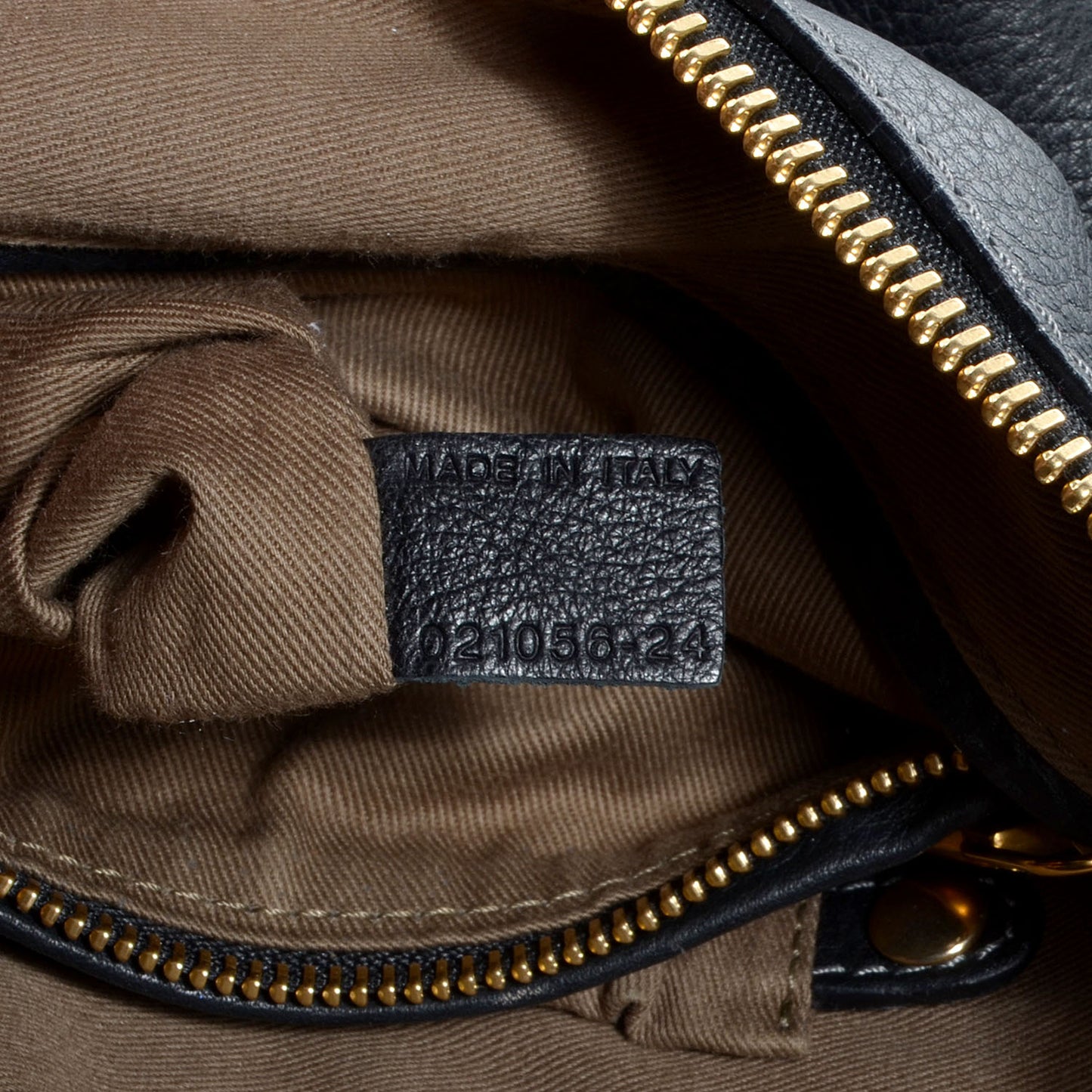 Calfskin Medium Marcie Satchel Black