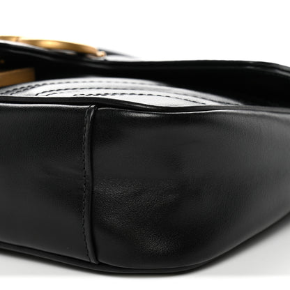 Gucci Calfskin Matelasse Mini GG Marmont Shoulder Bag Black 10 of 10