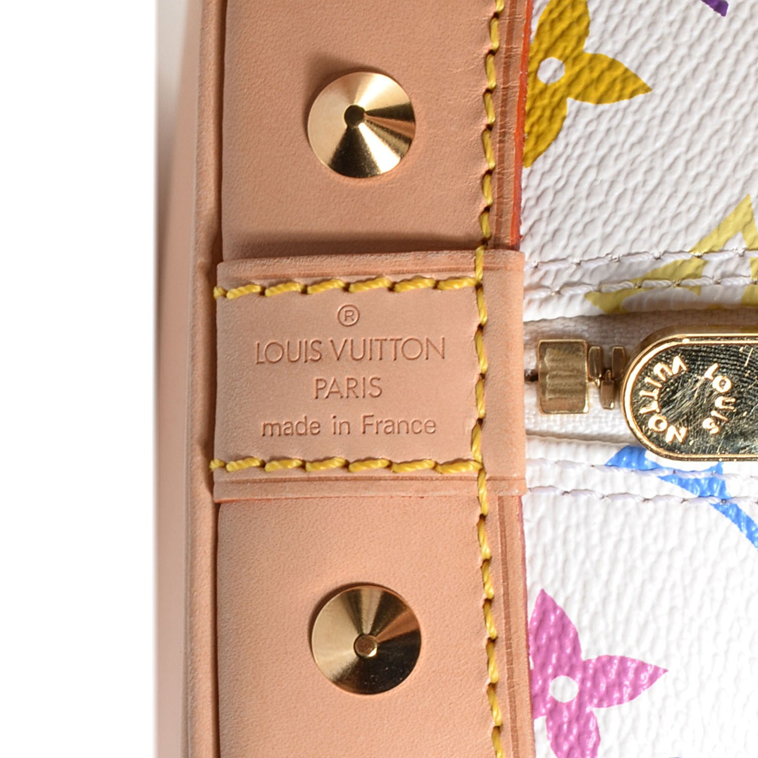 Louis Vuitton Monogram Multicolor Alma White 8 of 8