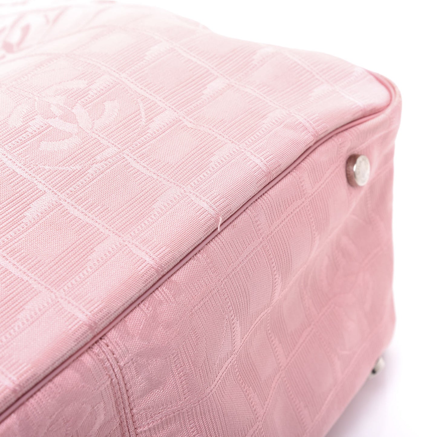 Nylon Medium Travel Tote Pink