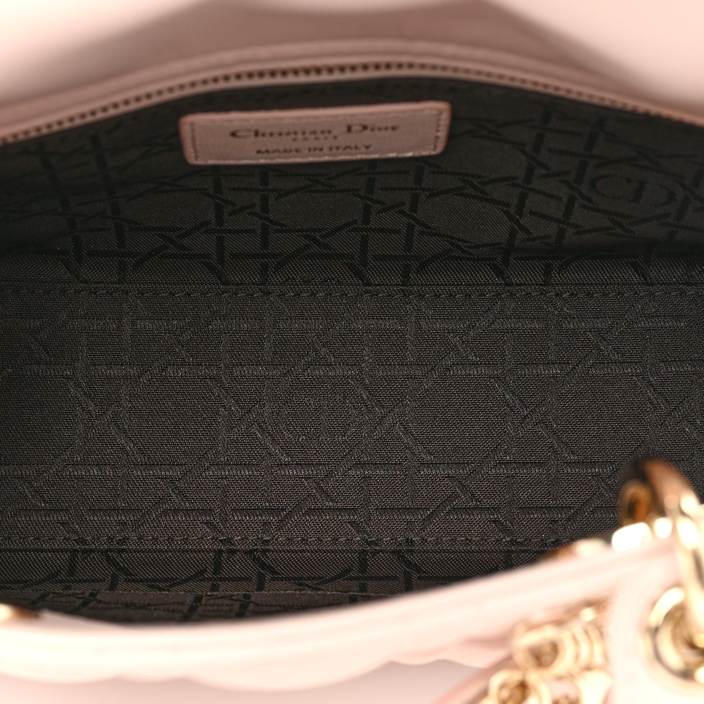 Lambskin Cannage Small My ABCDior Lady Dior Light Pink