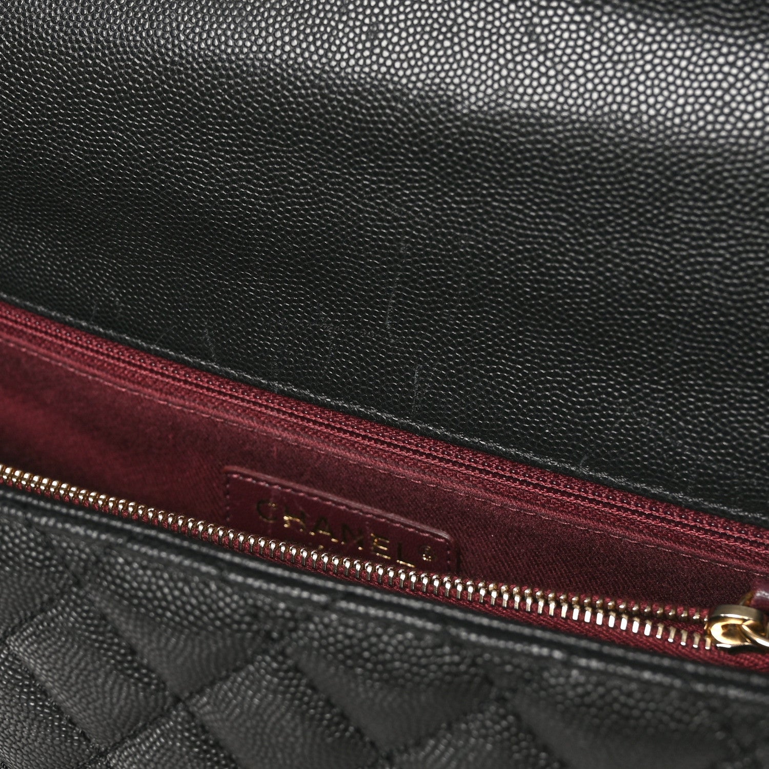 Chanel Caviar Quilted Large Coco Handle Flap Black 11 of 11