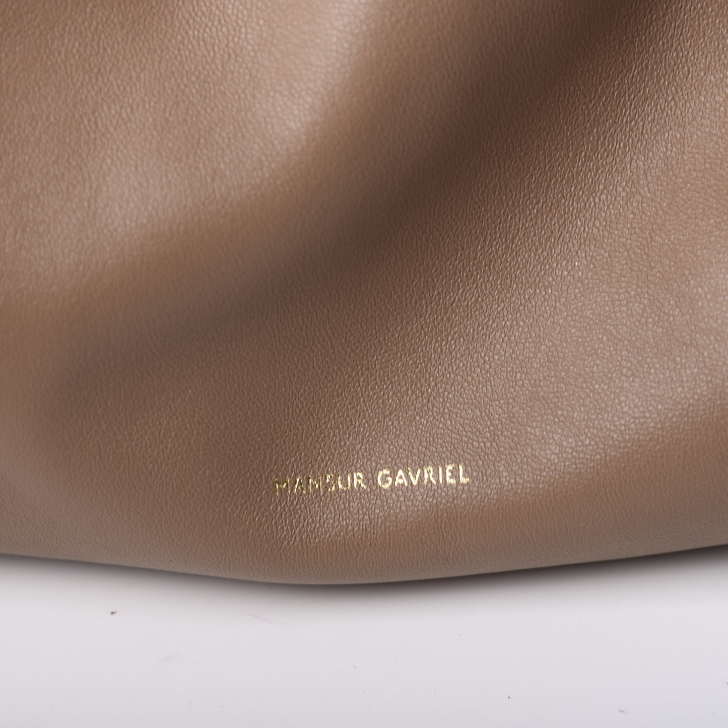 Lambskin Cloud Clutch Biscotto