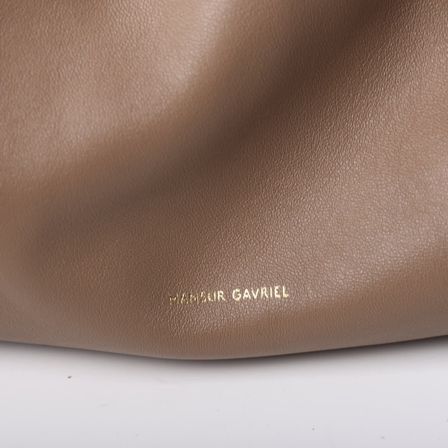 Mansur Gavriel Lambskin Cloud Clutch Biscotto 9 of 9