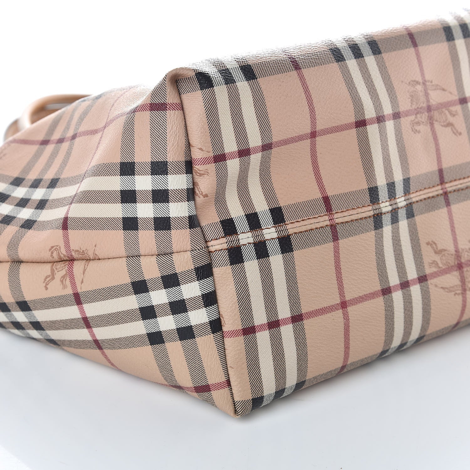 Burberry Haymarket Check Medium Salisbury Tote Camel 7 of 8
