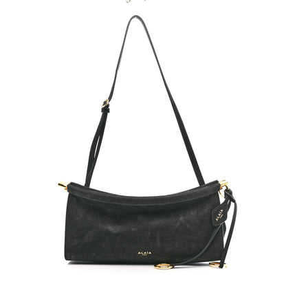 Alaia Suede Le Click East West Small Bag Black 1 of 9