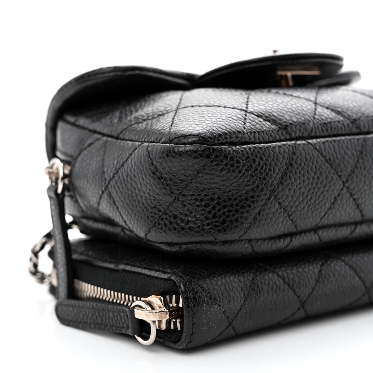 Chanel Caviar Quilted New Mini Flap Black 10 of 12