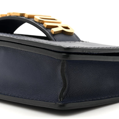 Christian Dior Calfskin Mini J'Adior Chain Flap Bag Navy Blue 9 of 10